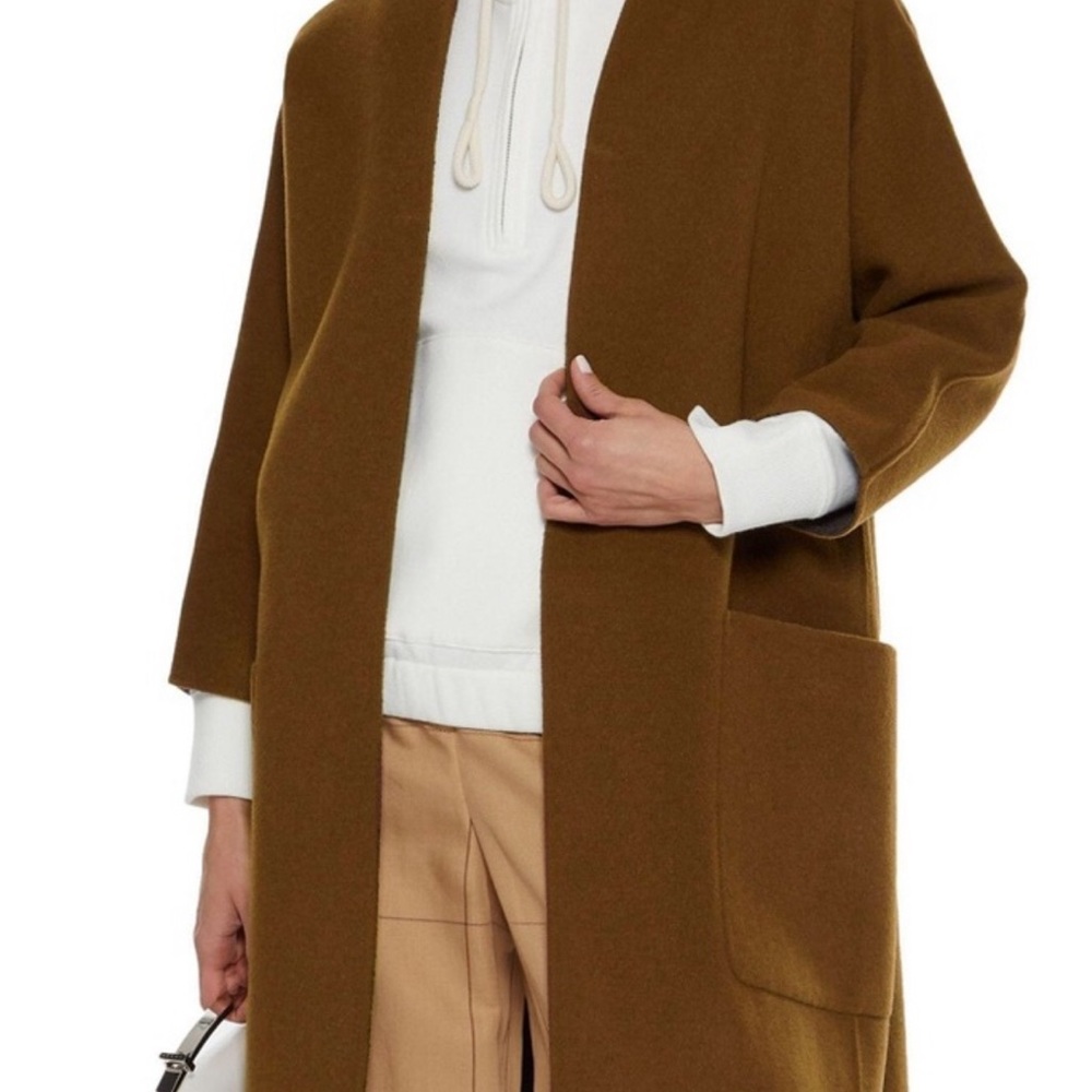 Vince Reversible Wool Cardigan Coat